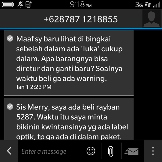 Testimoni Membeli Kacamata Dari Sdri Merry Yulia Page 2