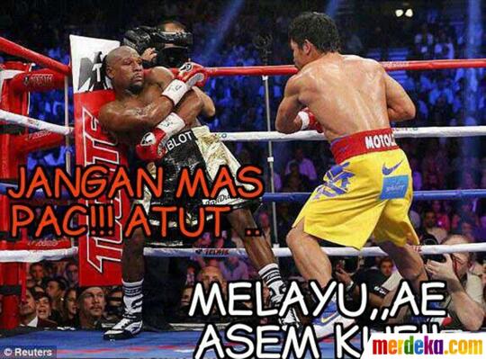 Meme-Meme Kocak Sindir Mayweather Bisa Kalahkan Pacquiao