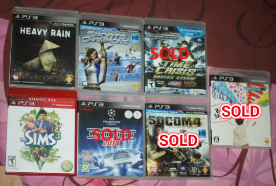 Jual Paketan Tujuh Game Ps3 NEGO