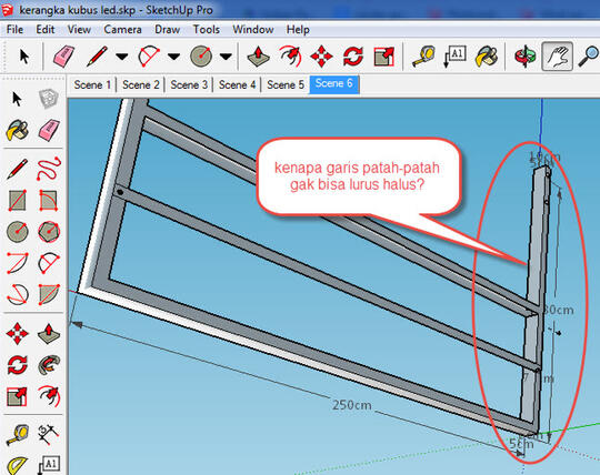 Sketchup ошибка. Как сделать сетку в скетч ап. Как указать длину дуги в Sketchup.