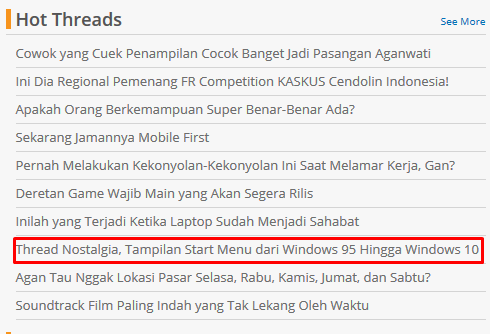 Seperti Inilah Evolusi Start Menu dari Windows 95 Hingga Windows 10