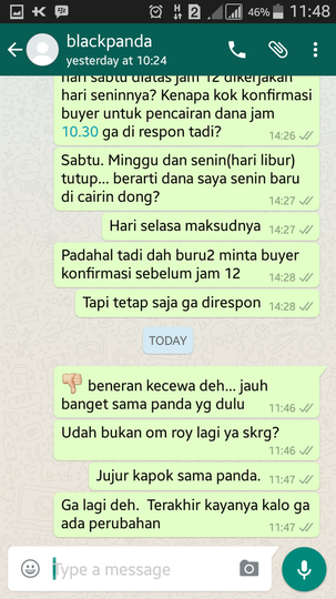 apa ada yg punya perasaan yg sama tentang rekber blackpanda?