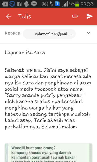 orang ini menghina KALBAR gan ! bantu sebarin