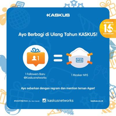 Yuk Gan Berbagi Sekaligus Happy-Happy di Ulang Tahun KASKUS Ke-16!