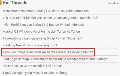 Tipe-Tipe Pelajar Saat Melakukan Presentasi