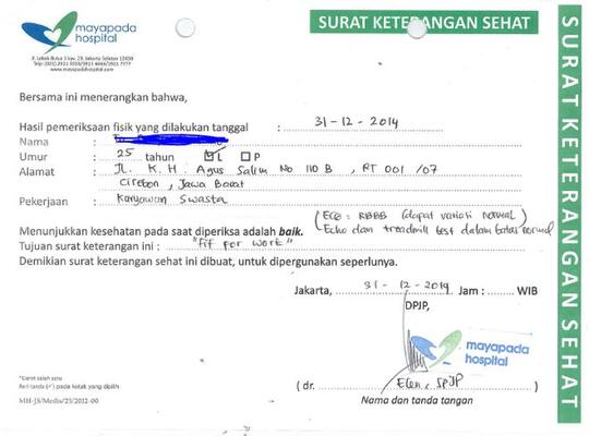 Medical Check Up For Pre Employment Ecg Test Rbbb Kaskus