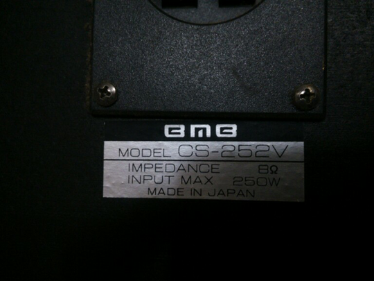 speaker bmb cs 252v
