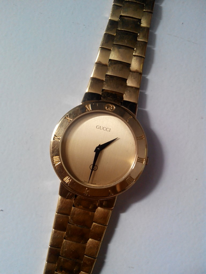 Terjual GUCCI 3300M 18K Goldplated 