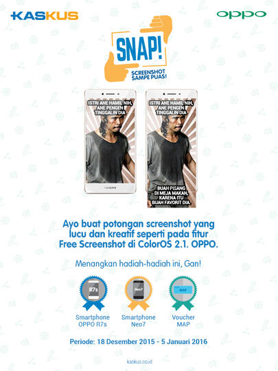 Dari Screenshot Bisa Dapetin Smartphone? Cuma di KASQUIZ SNAP!