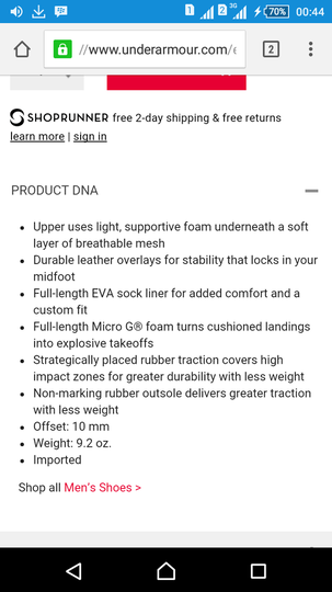 shoprunner under armour