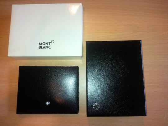 Terjual Dompet Montblanc Meisterstuck Wallet 6cc Black Hitam Original Kaskus