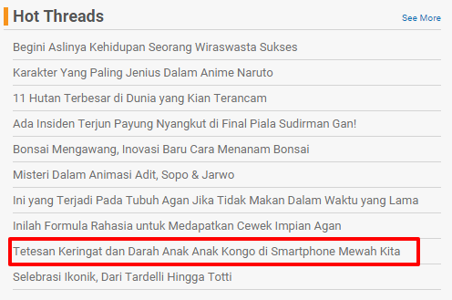 Tetesan Keringat dan Darah Anak Anak Kongo di Dalam Smartphone Mewah Kita
