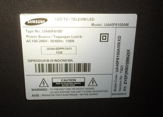 Телевизор samsung ue32f6100ak схема