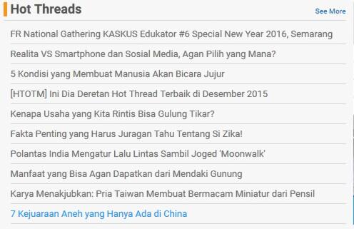 ░▒▓█ Album Kumpulan Hot Thread Buatan Ane Gan █▓▒░