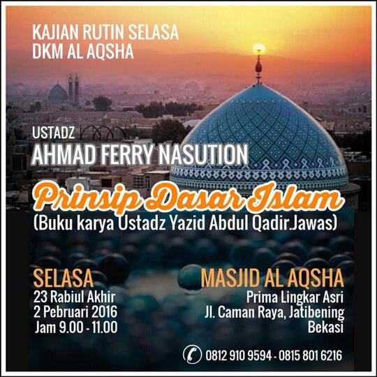 Jadwal Kajian Salaf Page 156 Kaskus