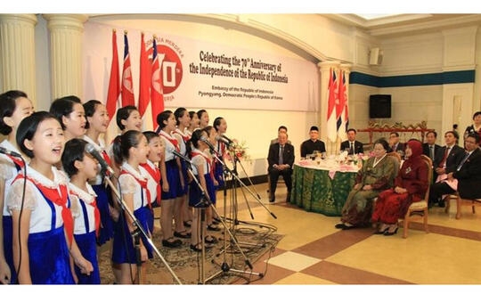Terharu Gan! Lagu2 Kebangsaan Indonesia Dinyanyikan Oleh Anak-Anak Korea Utara