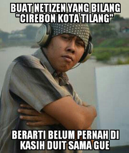 Warga Cirebon Menolak #CirebonKotaTilang Membalas dengan Meme Positif