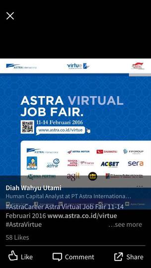 Astra Virtual Job Fair Tidak Perlu Antre Dan Gratis Page 6 Kaskus