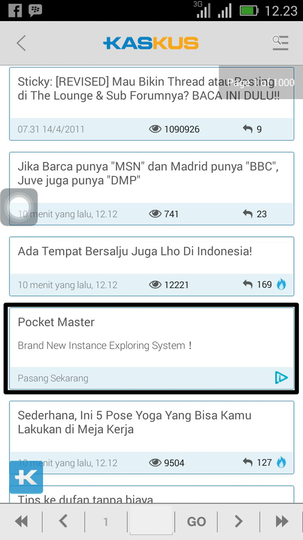 Update KASKUS on Smartphone, Kualitas NGASKUS Semakin Menurun