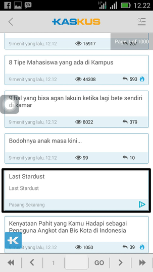 Update KASKUS on Smartphone, Kualitas NGASKUS Semakin Menurun