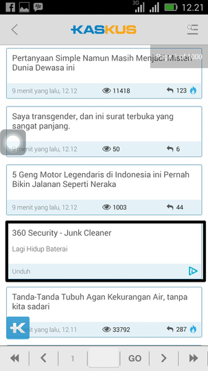 Update KASKUS on Smartphone, Kualitas NGASKUS Semakin Menurun