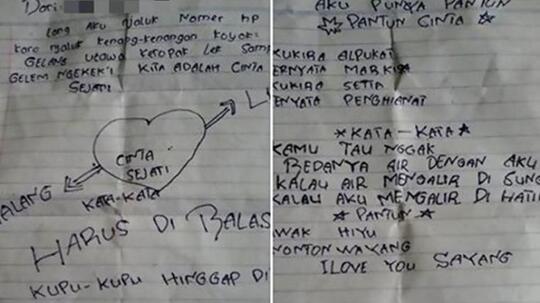 Waduh Bocah Kelas 3 Sd Ini Udah Pinter Bikin Surat Cinta Kata Kata Rayuan Gombal Kaskus