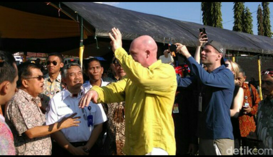 Astronot yang pernah ke bulan tonton GMT di Palu