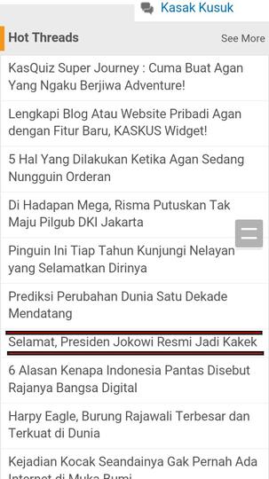 Selamat, Presiden Jokowi Resmi Jadi Kakek