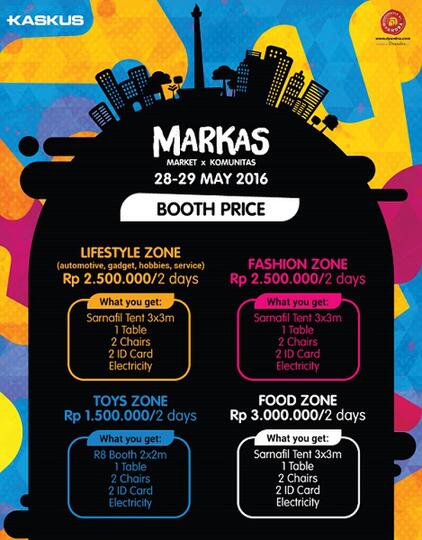 MARKAS, Daftarin Lapak Agan di Bazaar Offline Terbesar KASKUS!