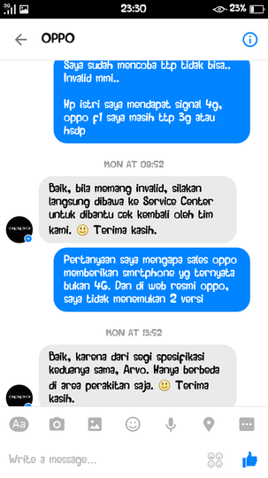 Penipuan yang di lakukan OPPO