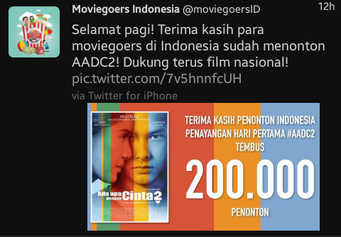 Ada Apa Dengan Cinta 2 VS Captain America: Civil War, Mana Lebih Unggul?