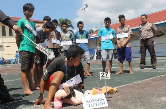 Yuyun tewas usai diperkosa 13 lelaki di hutan, 12 pelaku dibekuk