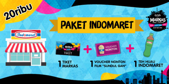 WOW! Beli Tiket Pre-Sale MARKAS, Bonusnya Bikin Ngiler!