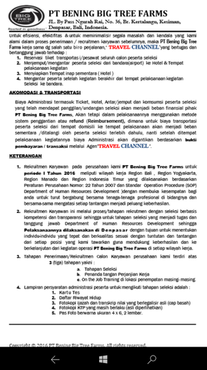 Pt Bening Big Tree Farms Bali Kaskus