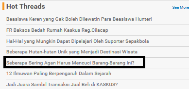 Seberapa Sering Agan Harus Mencuci "Barang" Agan, Cek Dimari
