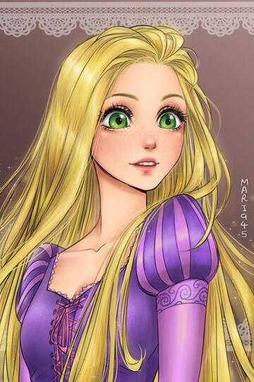 Disney Princess Rapunzel Porn - Balasan dari Apa Jadi Wajah Putri Disney Diubah Seperti Ala Anime | KASKUS