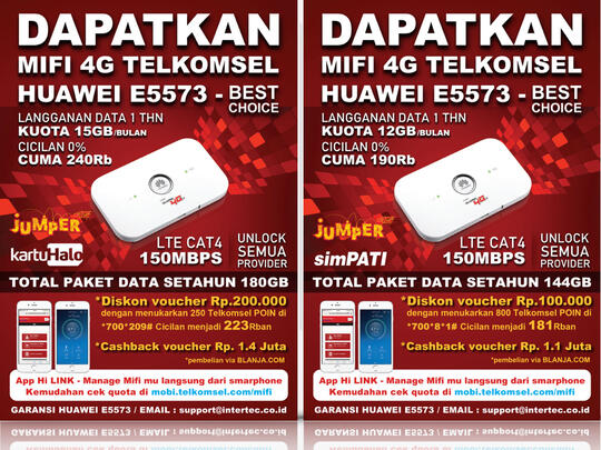 Jumper 4g Telkomsel 144gb 1 Tahun Kaskus