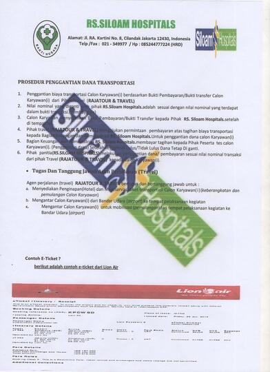 20+ Contoh Surat Lamaran Di Rumah Sakit Siloam - Kumpulan ...