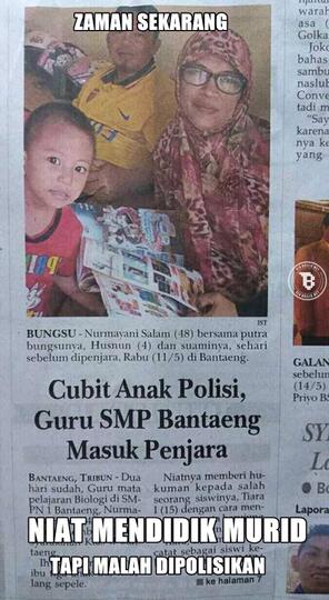 Pahlawan Tanpa Tanda Jasa ( Guru Mendidik,Guru Dipenjara) #GagalPaham