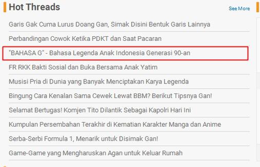 Bahasa G Bahasa Legenda Anak Indonesia Generasi 90 An