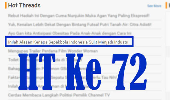 Inilah Alasan Kenapa Sepakbola Indonesia Sulit Menjadi Industri
