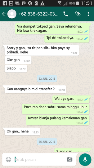 Mohon Niat Baiknya Dzul Adzam Ladzambi/Muh. Farid Abdullah (rek. BNI 012 4173368)