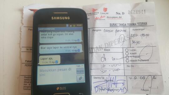 Kurir Sentr*L KARGO BEGINI SEMUA YA???