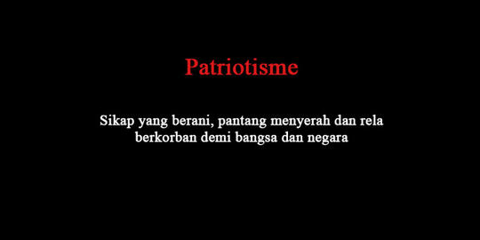 Mereka Lebih Mementingkan Bangsa, Dibandingkan Keluarga. Merdeka !!!