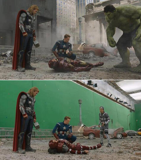 Foto-Foto Perbandingan Film Sebelum Dan Sesudah CGI