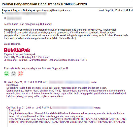 Hati Hati Bertransaksi Di Bukalapak Pesanan Ditolak Seller Dana Lenyap Kaskus
