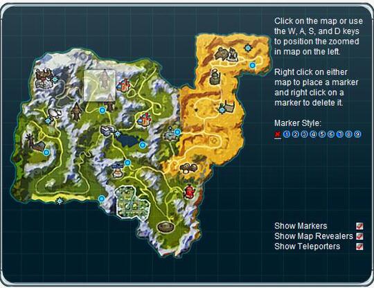 dragon ball online west city map