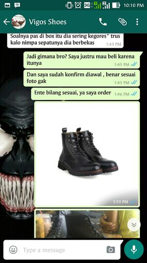 (Surat Terbuka buat VIGOS FOOTWEAR) Mau support local brand , malah...