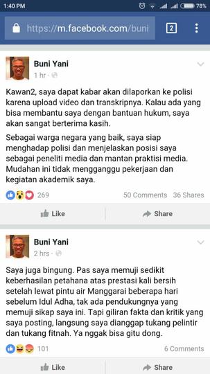 Buni Yani: Saya Tidak Mengedit Video Ahok