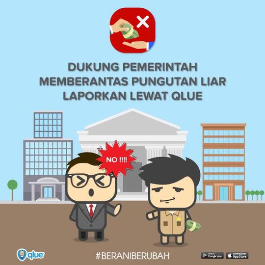 Aplikasi Terbaru Qlue Bisa Berantas Pungli di DKI